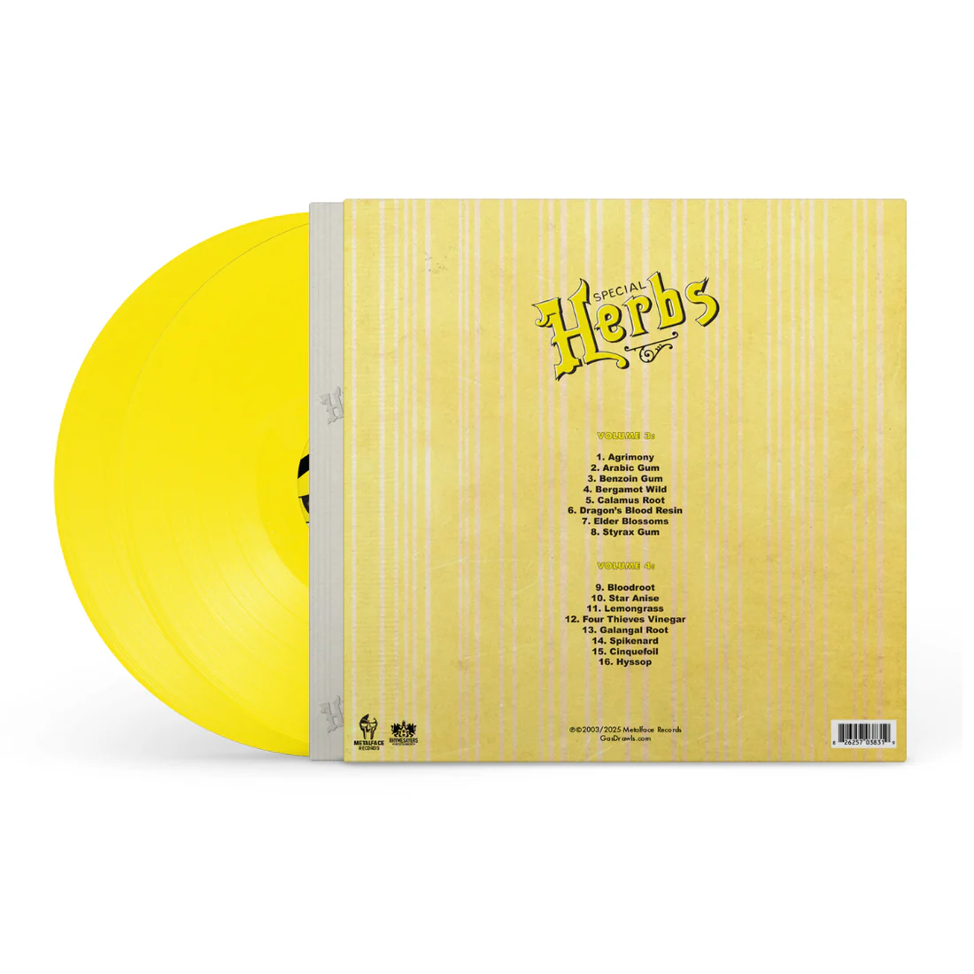 Disco de vinil Special Herbs vol 3 e 4